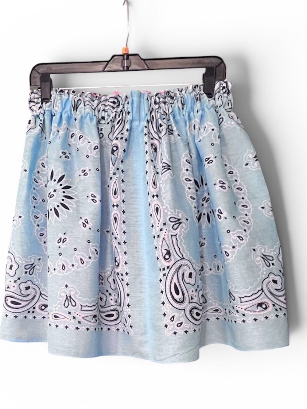 Aloha Originals™ Handmade 100% Cotton Bandana Tube Top | Blue & Pink | Sz S/M